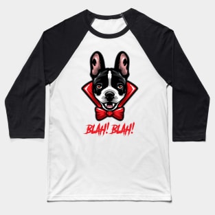 Halloween French Bulldog Vampire Baseball T-Shirt